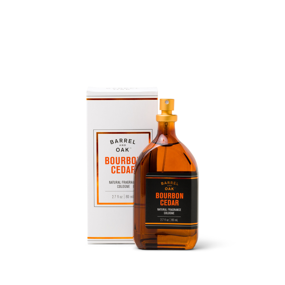 Natural Fragrance Cologne - Bourbon Cedar 2.7 fl oz. – Barrel & Oak