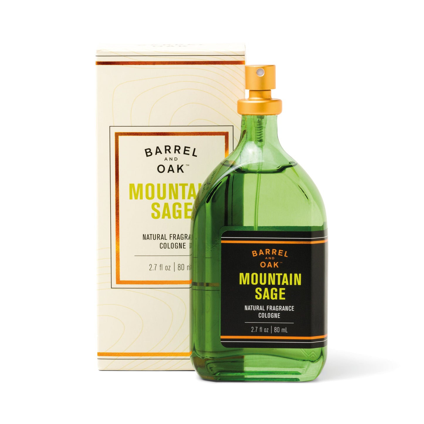 Natural Fragrance Cologne - Mountain Sage 2.7 fl oz.