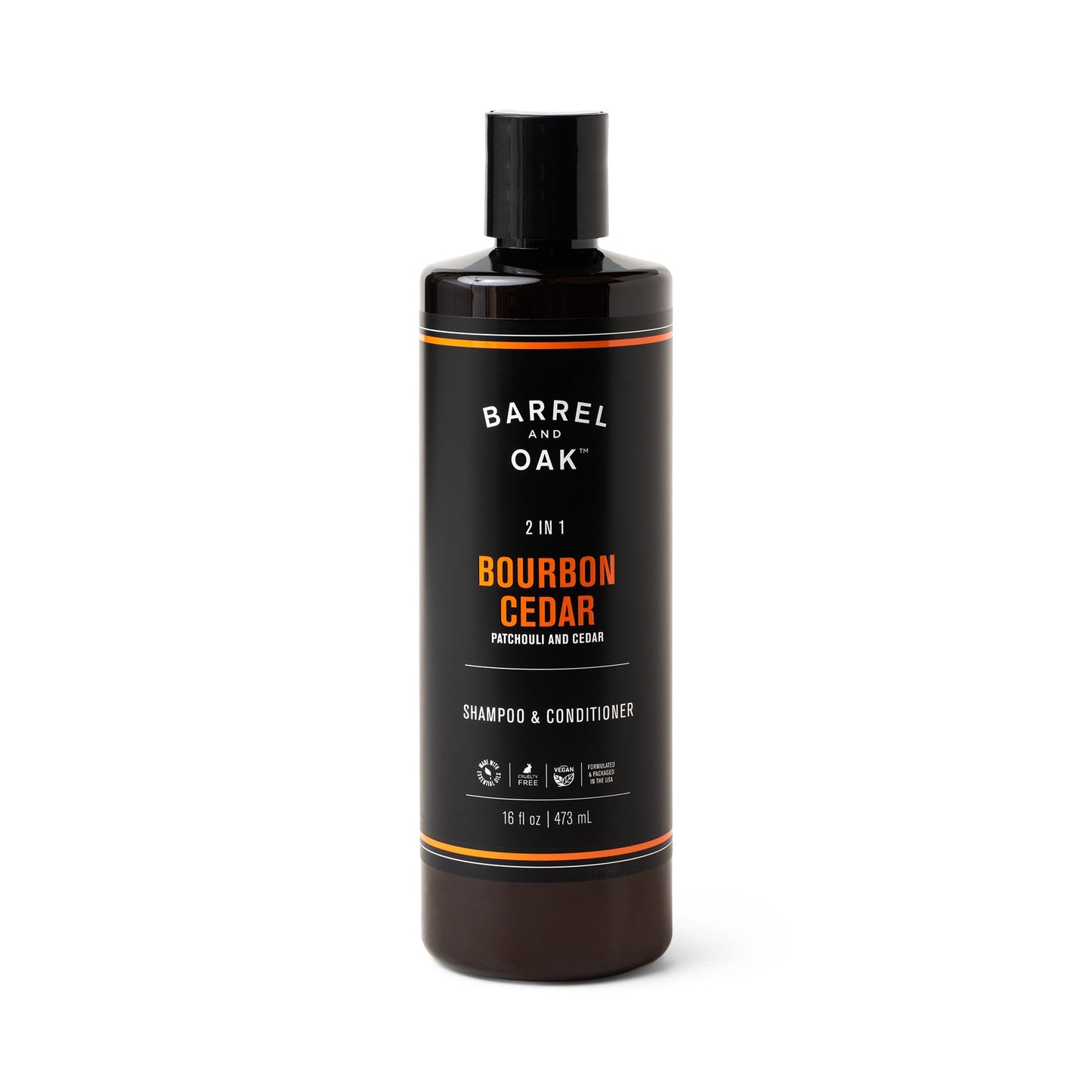 2-in-1 Shampoo & Conditioner - Bourbon Cedar 16 fl oz.