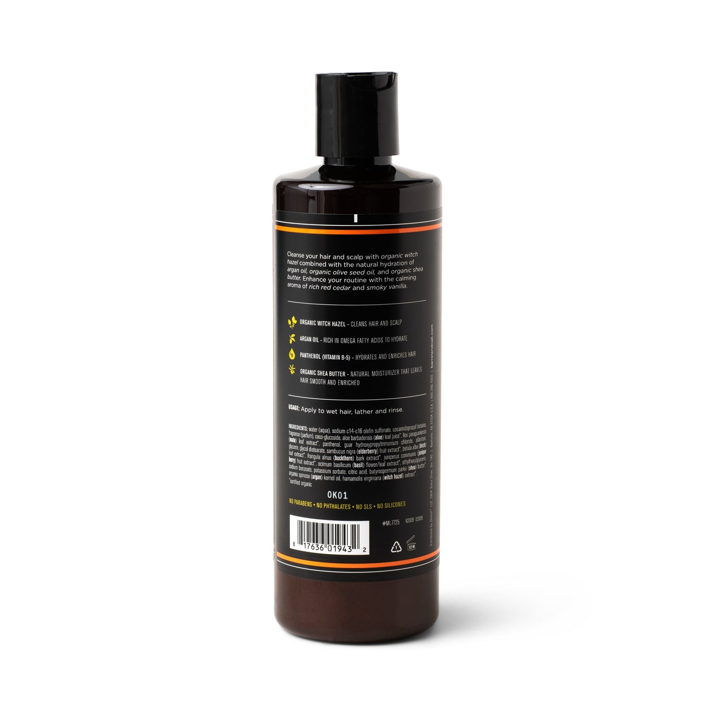 2-in-1 Shampoo & Conditioner - Bourbon Cedar 16 fl oz.