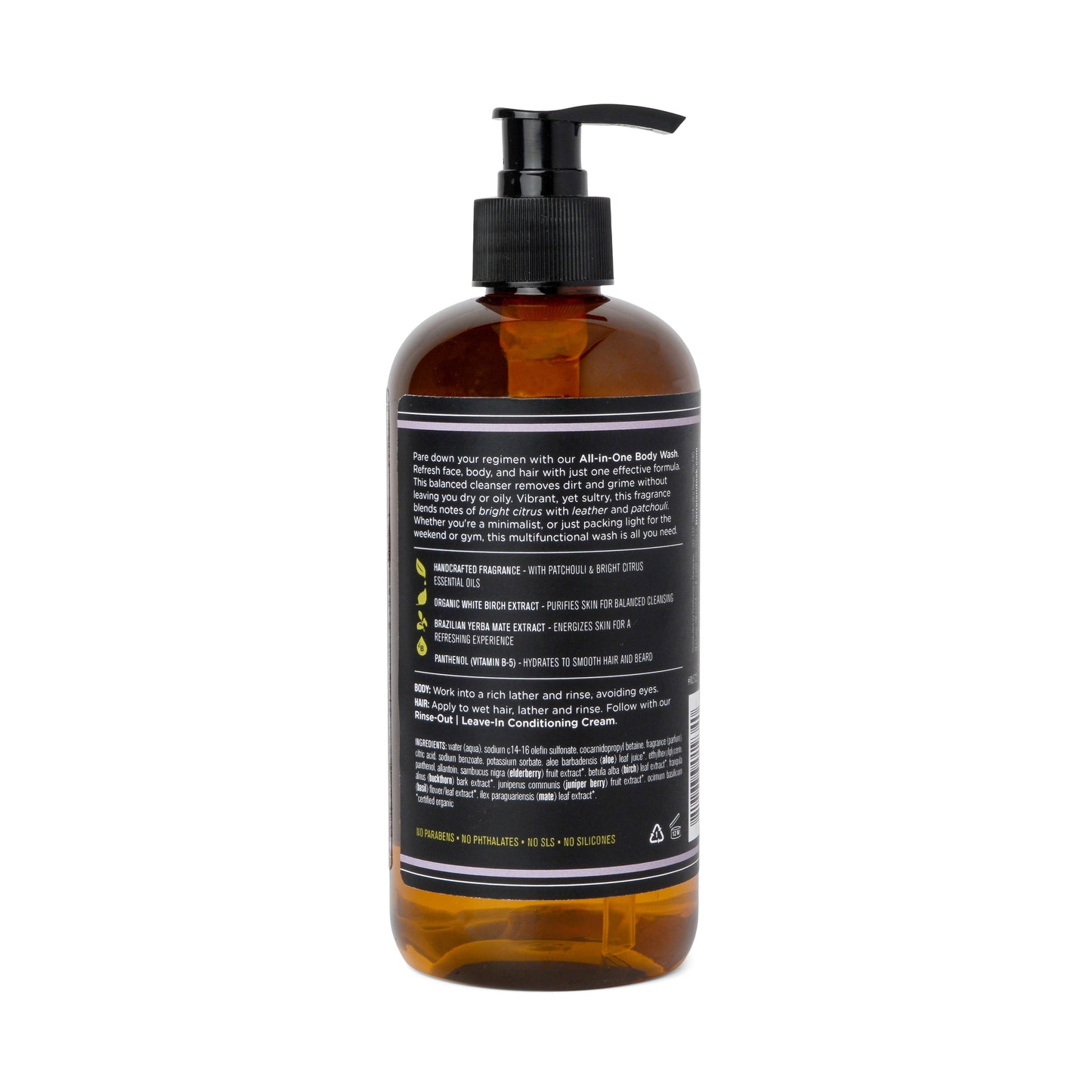 Hair, Face, and Body All-In-One Wash - Woodland Birch