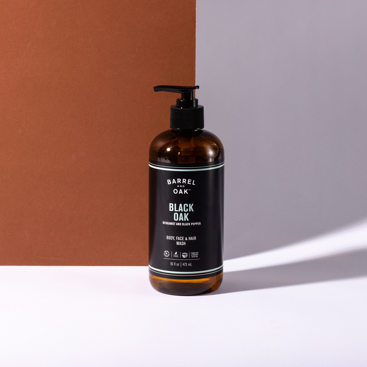 Hair, Face, and Body All-In-One Wash - Black Oak 16 fl oz.