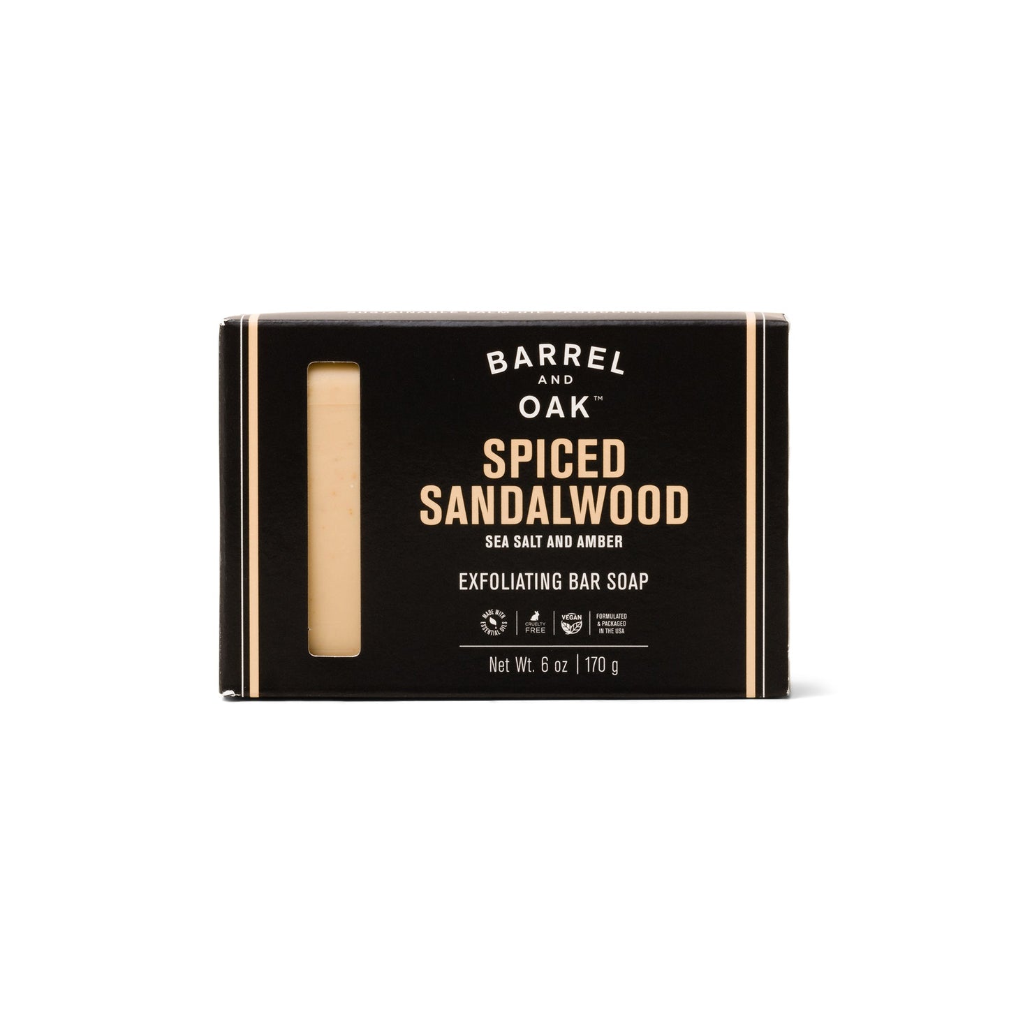 Exfoliating Bar Soap - Spiced Sandalwood 6 oz