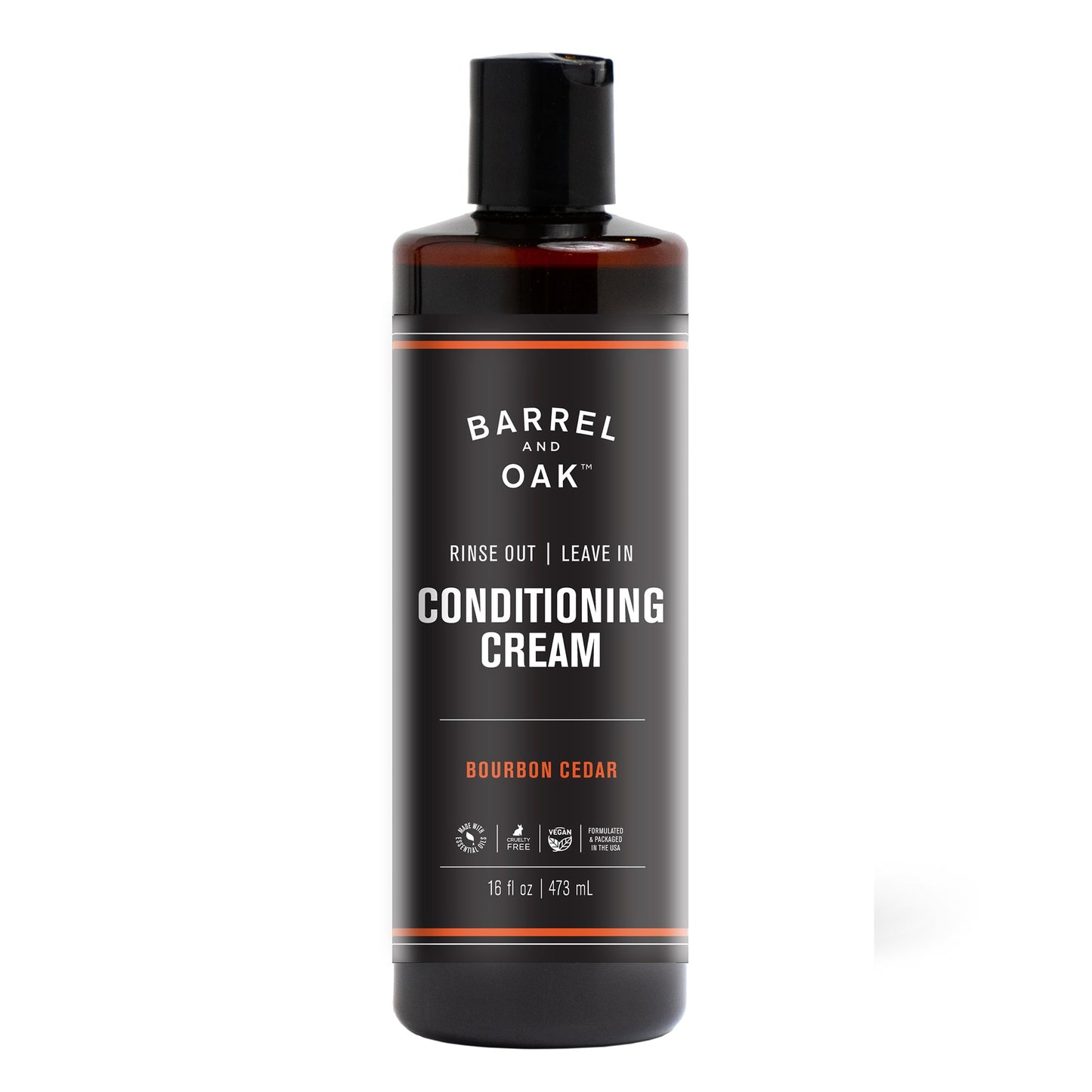 Rinse Out/Leave In Conditioning Cream - Bourbon Cedar 16 oz.