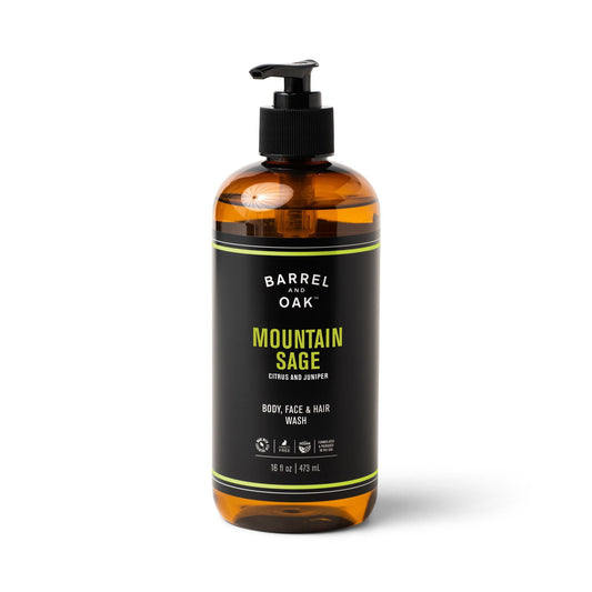 Hair, Face, and Body All-In-One Wash - Mountain Sage 16 fl oz.